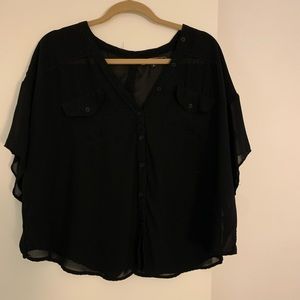 Love Stitch Sheer Blouse